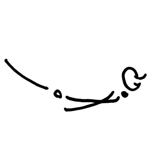 バッタのポーズ